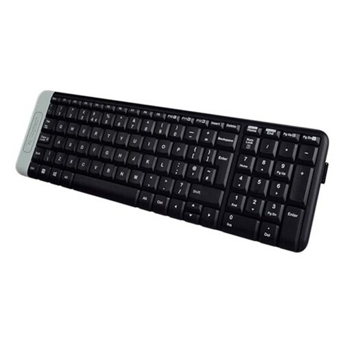 Teclado Logitech K230, Inalámbrico, USB, Negro