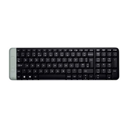 Teclado Logitech K230, Inalámbrico, USB, Negro