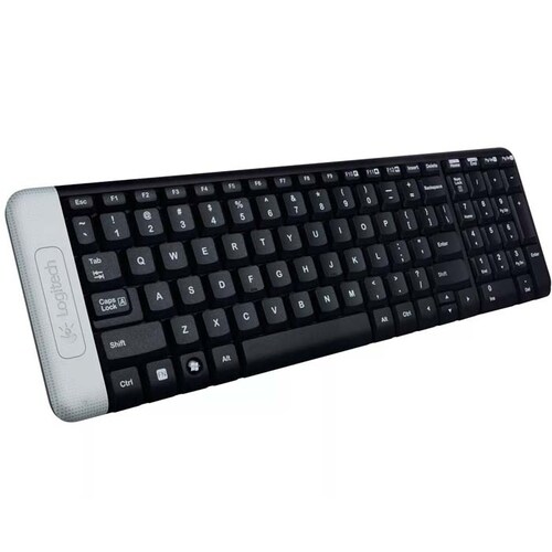 Teclado Logitech K230, Inalámbrico, USB, Negro