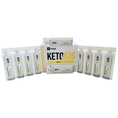 Pack de 10 Cetonas Exógenas KETO//os Sin cafeína, Sabor limonada dulce.