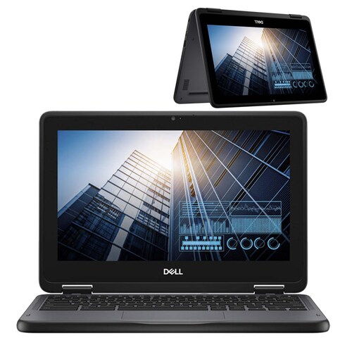 Laptop Dell 2 en 1 Chromebook 11" 32gb eMMC 4gb/ Aprendizaje sin límites +mouse + Caja de colores + Audifonos+ Micro sd 64