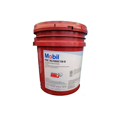 Aceite Mobil 15w40 Cubeta Motores A Gasolina