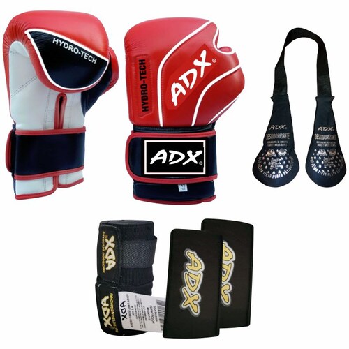 Guantes de Piel Genuina Para entrenamiento de Box con Proteccion en Muñeca Relleno Multicapas Guantes de Boxeo