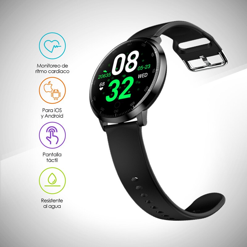 Smartwatch Reloj Inteligente Sport Ritmo Cardiaco W20 Redlemon