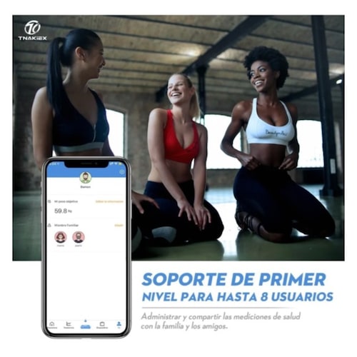 Báscula Smart Electrónica Bluetooth Inteligente
