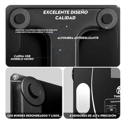Báscula Smart Electrónica Bluetooth Inteligente