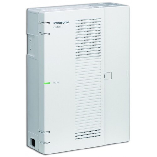 CONMUTADOR PANASONIC KX HTS32 ALL IN ONE 4 LINEAS 8 EXTENCIOINES (ANALOGICAS O SIP) Y CAPACIDAD MAXIMA DE 8 LINEAS Y 24 