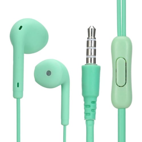 Audífonos Manos Libres In-ear 3.5mm Color Verde