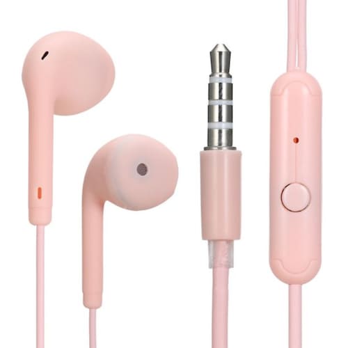 Audífonos Manos Libres In-ear 3.5mm Color Rosa
