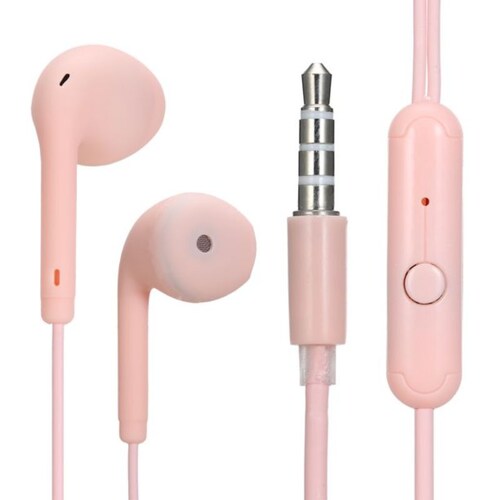 Audífonos Manos Libres In-ear 3.5mm Color Rosa