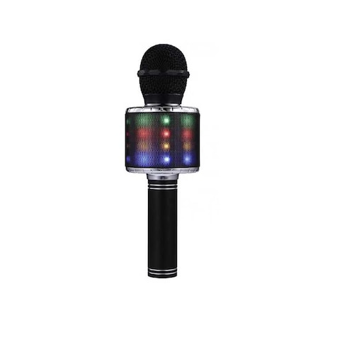 Micrófono Karaoke bluetooth  con luces y efectos de voz 