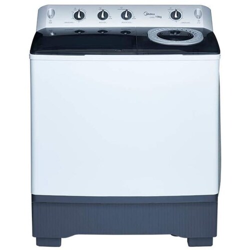 Lavadora Semiautomática, color Blanco, 2 Tinas, 19 kg