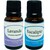 Lavanda y Eucalipto Aceite Esencial Natural 2 Frascos Kit Aromaterapia Krisamex