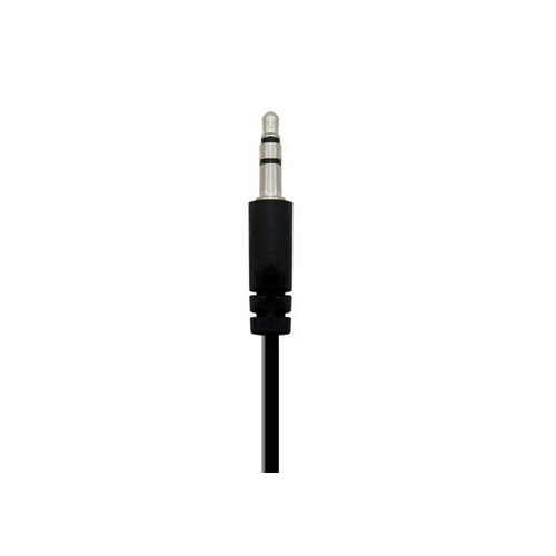 AUDÍFONOS IN-EAR NEGRO CELULAR 3.5MM ALAMBRICOS TABLETA PC LAP ESCUELA OFICINA MUSICA AURICULARES