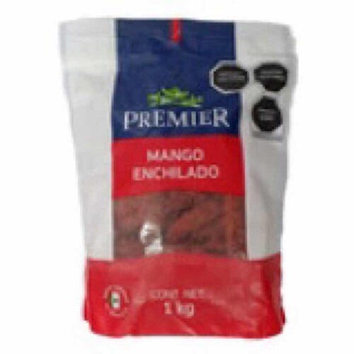 Mango Deshidratado Enchilado, Premier 1kg. (Presentación puede variar)