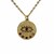 Collar Doble en Chapa de Oro de 14K con dije de Ojo con Zirconias de Colores - Mancini Joyas