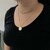 Collar Doble en Chapa de Oro de 14K con dije de Ojo con Zirconias de Colores - Mancini Joyas