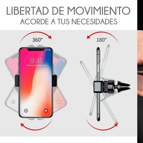 Soporte Holder Celular Auto Rejilla Aire Acondicionado Carro