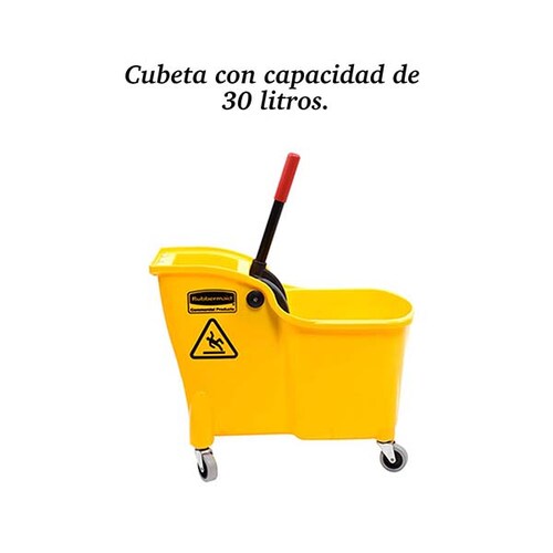Cubeta Exprimidora para limpieza de 29.3 litros RUBBERMAID