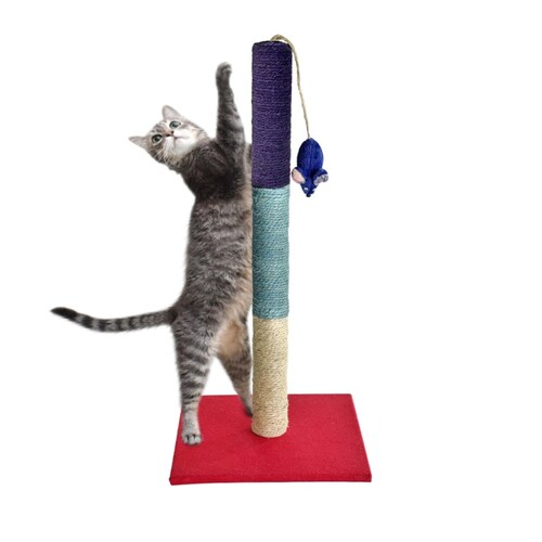 Poste Rascador Gato Grande 70cm Gratis Catnip-Sisal+Juguete