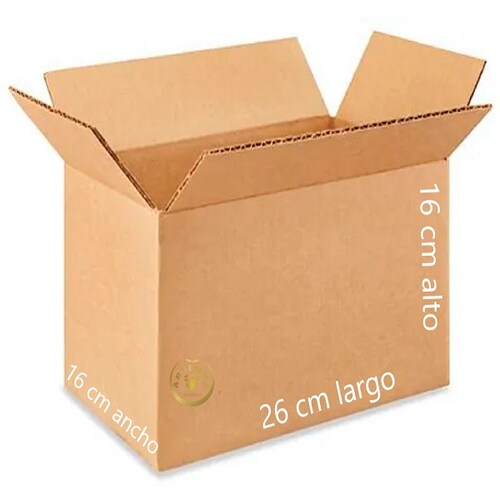 Cajas De Cartón 26x16x16cm 10 Pzs Materiales Para Envio