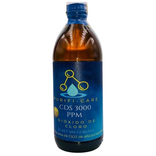 Dioxido de cloro CDS 3000 ppm Purifi-Care 500 ml