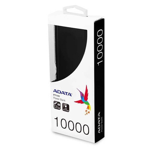Power Bank ADATA 10000 mAh Negro.