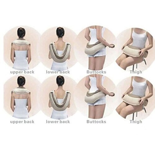 Chaleco de masaje cervical TECK TECK masajeador de tambor eléctrico para cuello y hombros