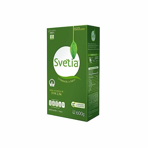 Stevia, Estevia Sin Calorías 600 sobres de 1g. c/u.