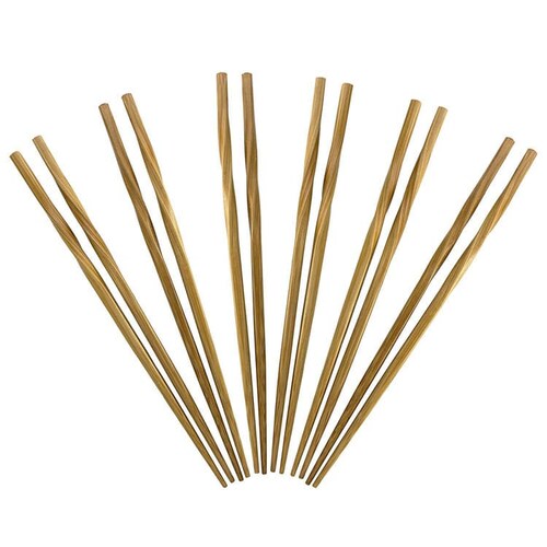 Palillos Chinos 5 Pares 100% de Bambú Ecologicos