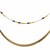 Collar Doble en Chapa de Oro de 14K - Mancini Joyas