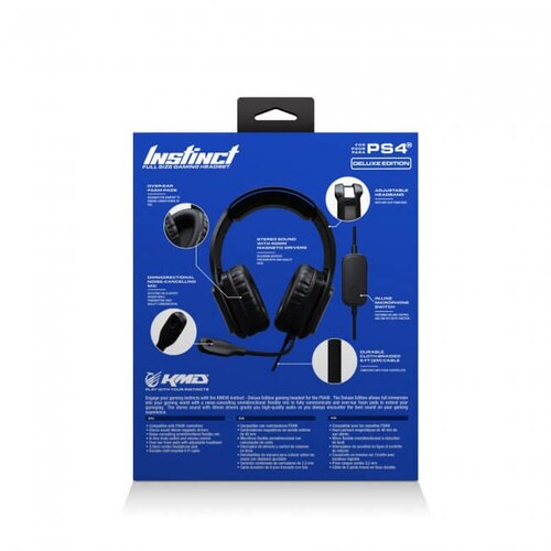 Auriculares Instinct Deluxe Gaming Headset para PS4 PS5.