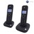  Teléfonos inalámbricos 2 piezas Motorola - Negro