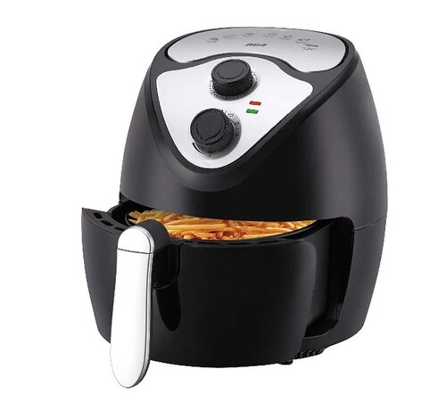 Freidora Eléctrica Sin Aceite RCA RC-105 2.6L Negra 120V