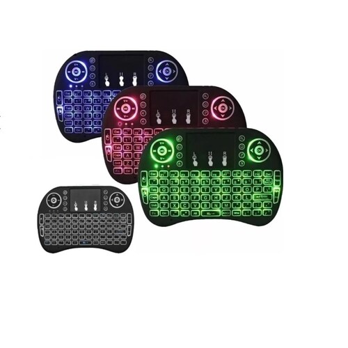 Mini Teclado Inalambrico Mouse Pad Usb Smartv Tvbox Xbox Pc 