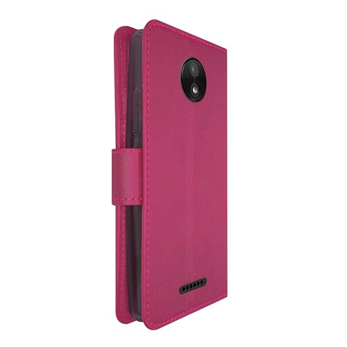 Funda Atti Premier Diary Tipo Cartera Para Motorola C Plus Color Rosa