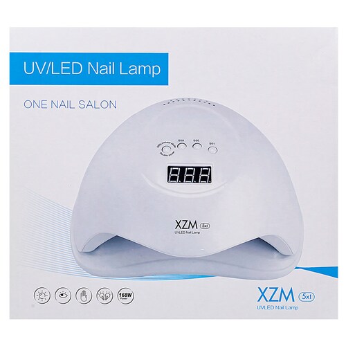 Lampara Uv Led 168w 42 Leds Profesional Gelish Secado Uñas XZN-5XT