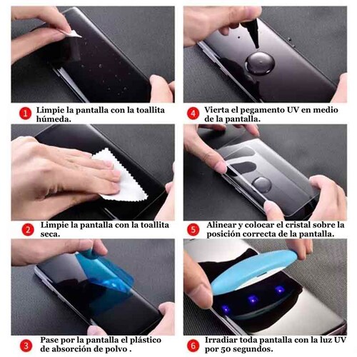 Mica Cristal Templado UV para iPhone