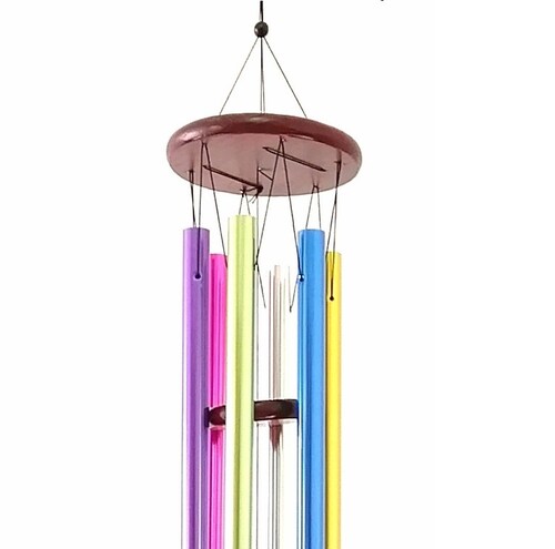 Windchime Movil Grande Campana de Viento Colores Chismoso