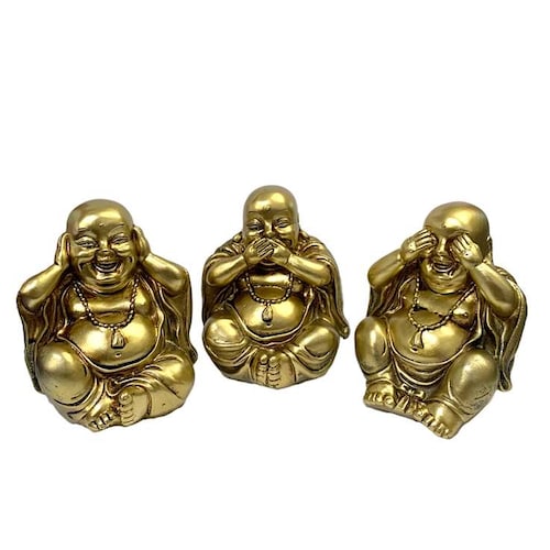 Set Juego Budas 3 Virtudes No Veo No Escucho Oigo No Hablo 3 Sabios
