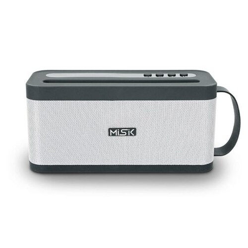 Bocina Bluetooth MISIK MS203 Gris TWS  USB  SD  FM