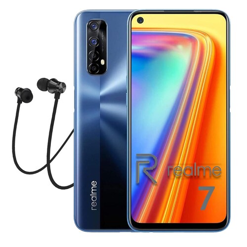 Realme 7 RMX2155 6GB-64GB AZUL+ Audifono