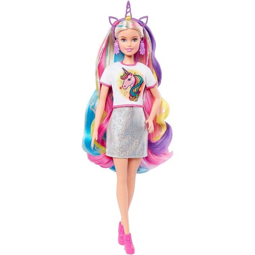 Muñeca Barbie Fashionista Muñeca Peinados de Fantasía GHN04 Mattel