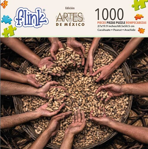 FLINK Rompecabezas Artes De México El CACAHUATE 1000 Piezas
