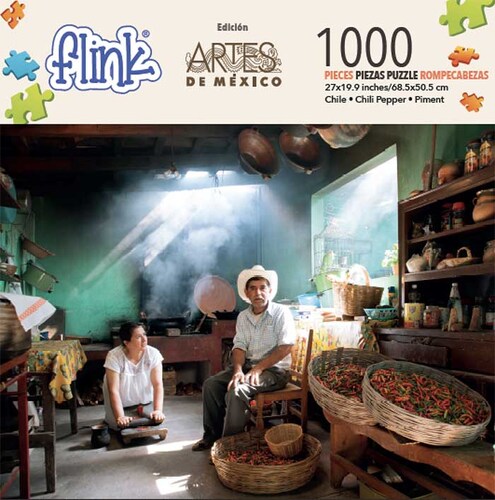 FLINK Rompecabezas Artes De México El Chile 1000 Piezas
