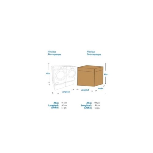 Lavadora 14Kg Doble Tina Marca Midea.