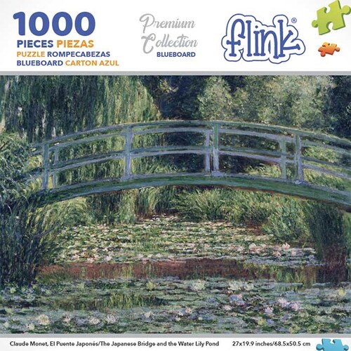 FLINK Rompecabezas Monet Puente Japones 1000 Piezas