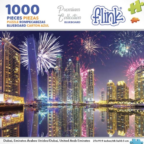 FLINK Rompecabezas Paisaje Dubai 1000 Piezas