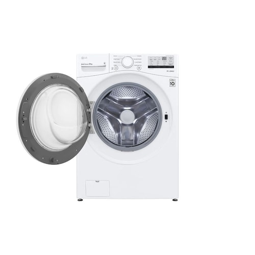 Lavadora LG Carga Frontal Inverter  20 kg  Blanca  WM20WV26W