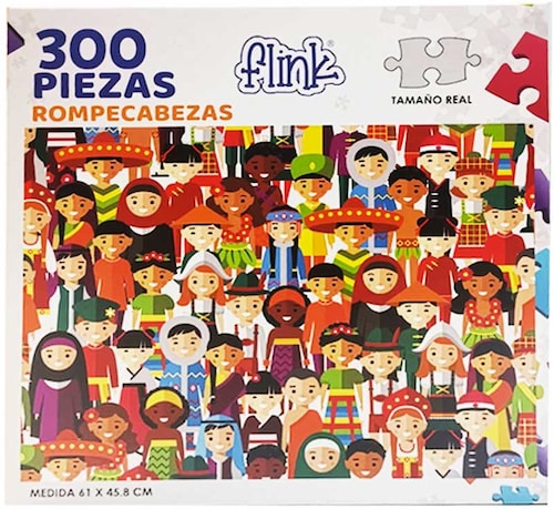 FLINK Rompecabezas Niños del Mundo 300 piezas